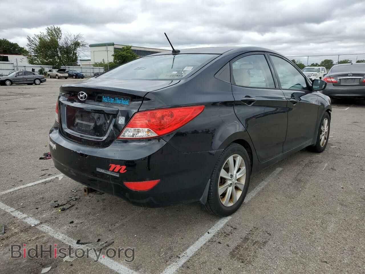 2013 HYUNDAI ACCENT - VIN: KMHCU4AE4DU391201 - Фото 4