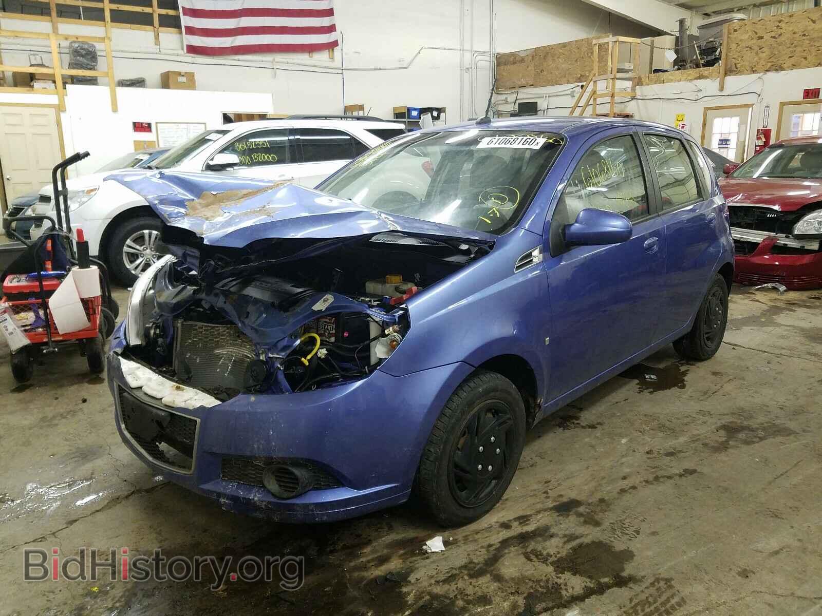2009 CHEVROLET AVEO - VIN: KL1TD66E99B350825 - Фото 2