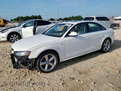 2012 Audi A4 Premium Plus, white — VIN WAUFFAFL7CA117988, Copart