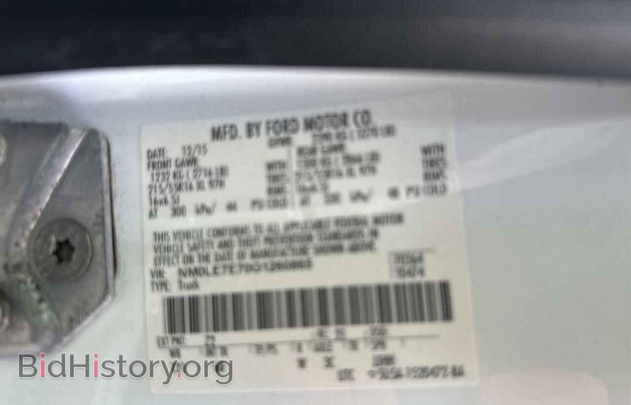 2016 FORD TRANSIT - VIN: NM0LE7E70G1260865 - Фото 10