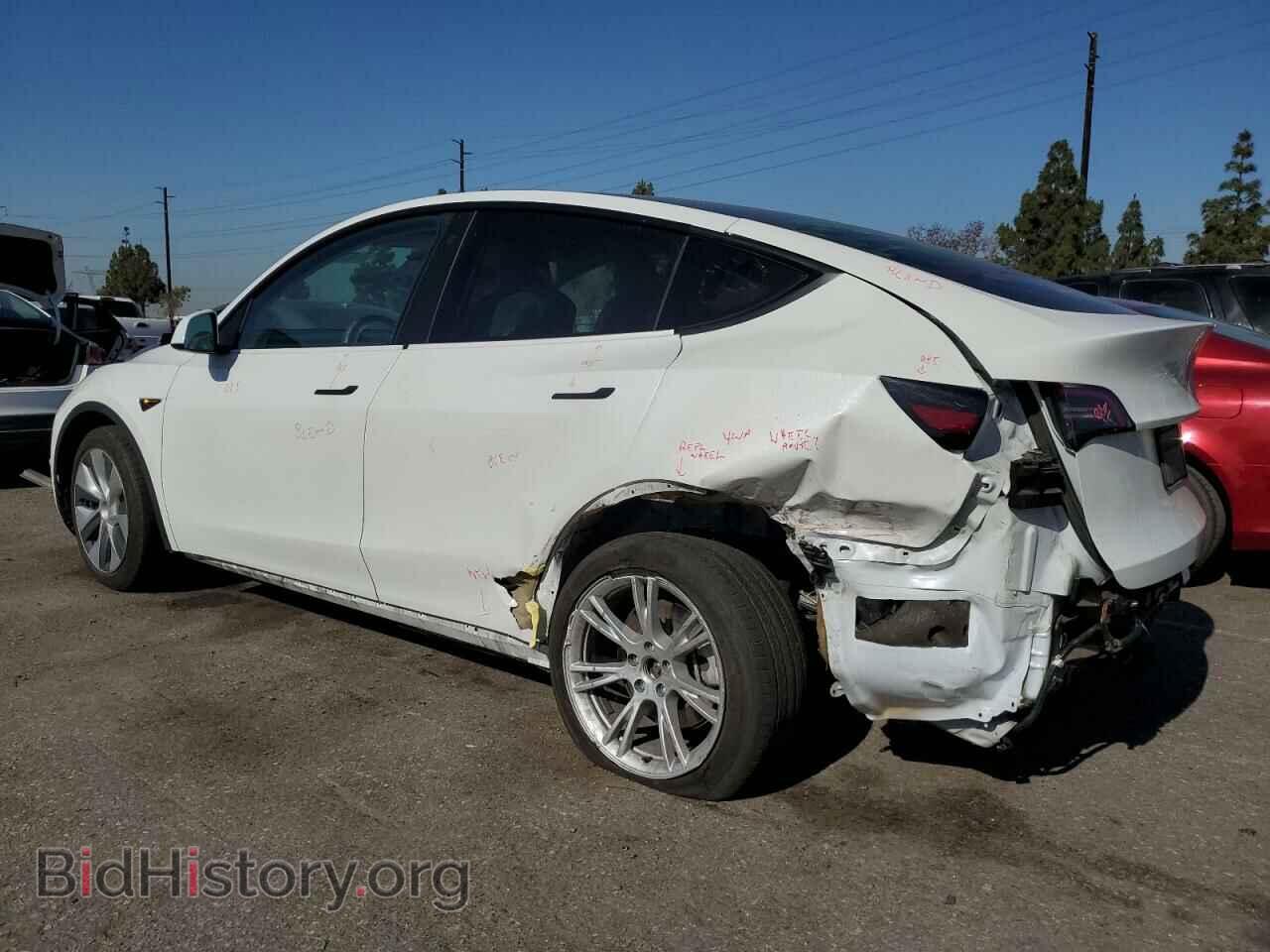 2023 TESLA MODEL Y - VIN: 7SAYGDEEXPF607984 - Фото 2