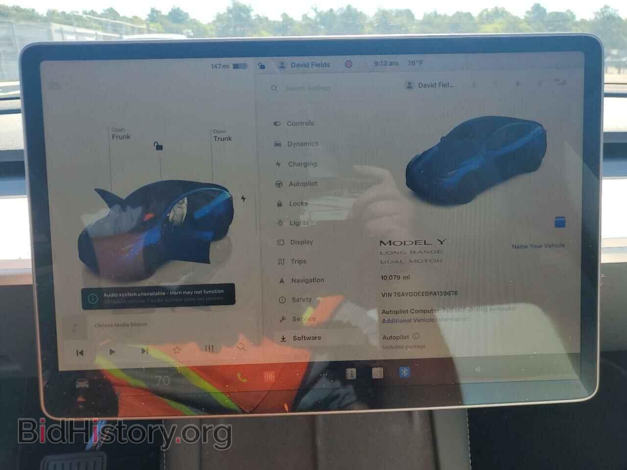 2023 TESLA MODEL Y - VIN: 7SAYGDEE0PA139678 - Фото 9
