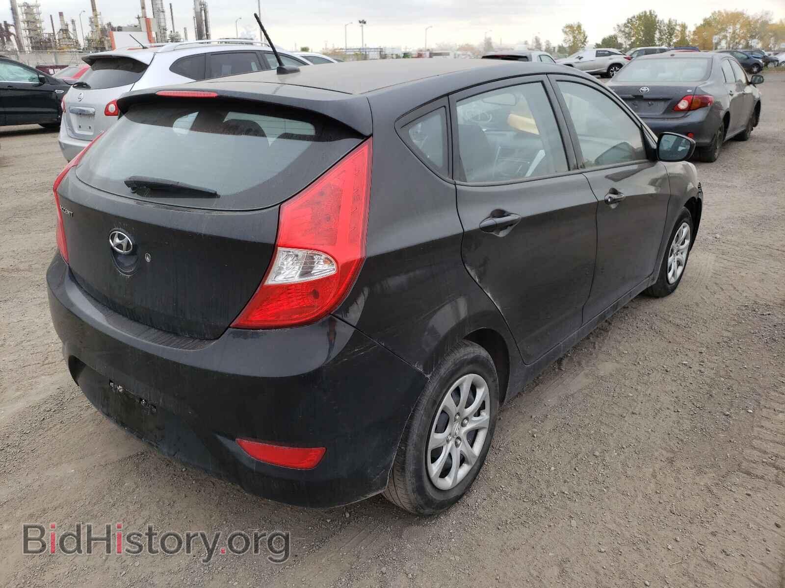 2013 HYUNDAI ACCENT - VIN: KMHCT5AE4DU063088 - Фото 4