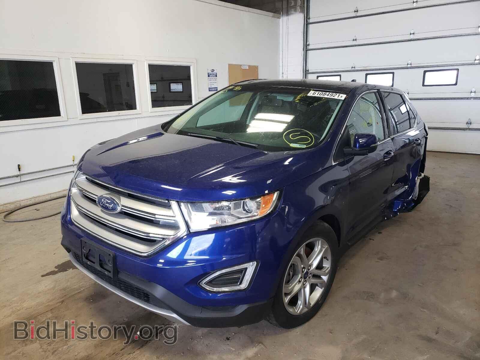 2015 FORD EDGE - VIN: 2FMTK4K90FBB28574 - Фото 2