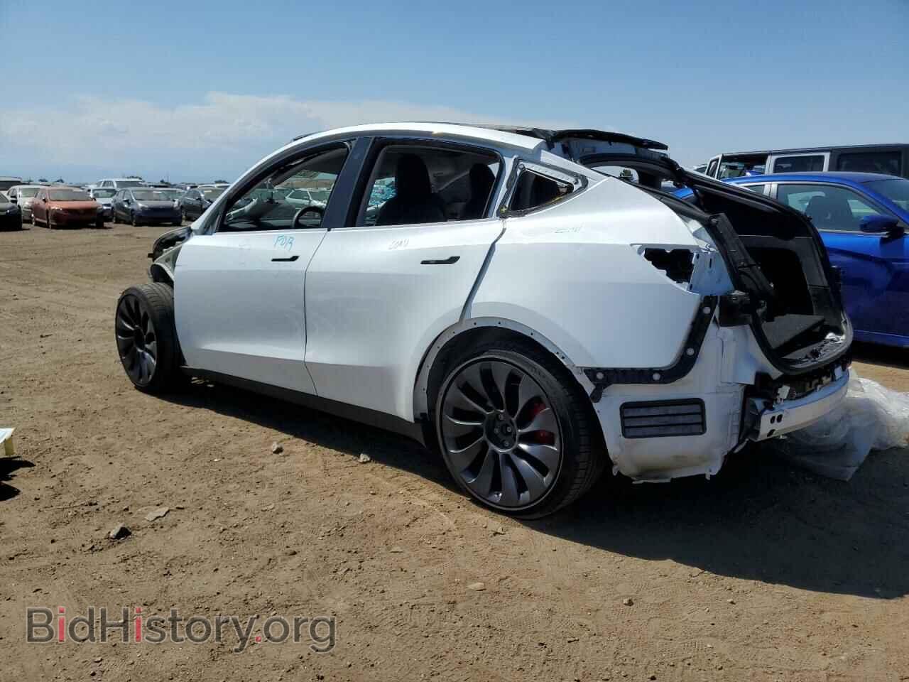 2020 TESLA MODEL Y - VIN: 5YJYGDEF7LF003566 - Фото 2