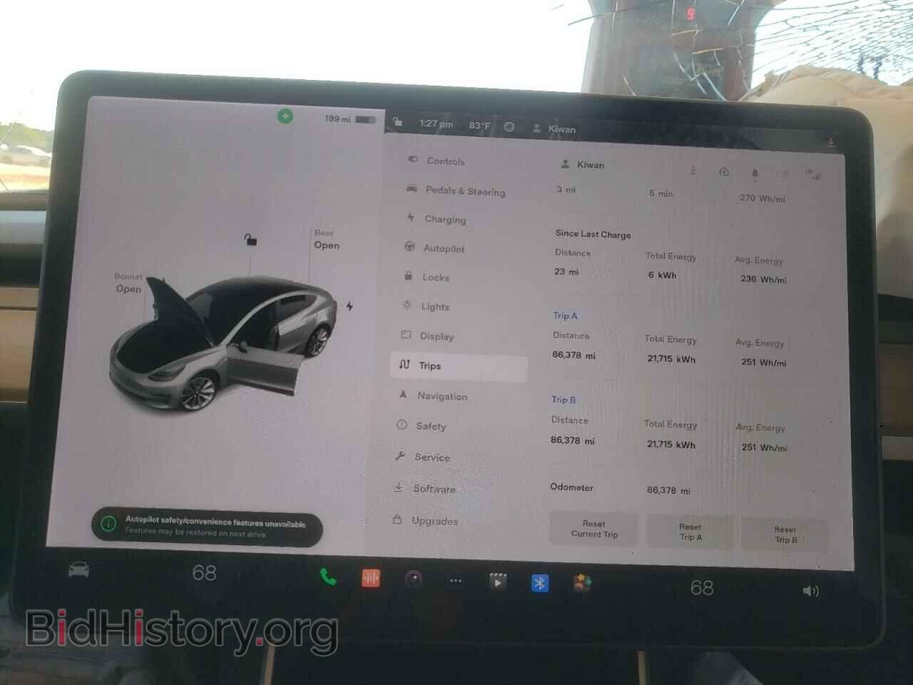 2018 TESLA MODEL 3 - VIN: 5YJ3E1EA8JF024362 - Фото 9