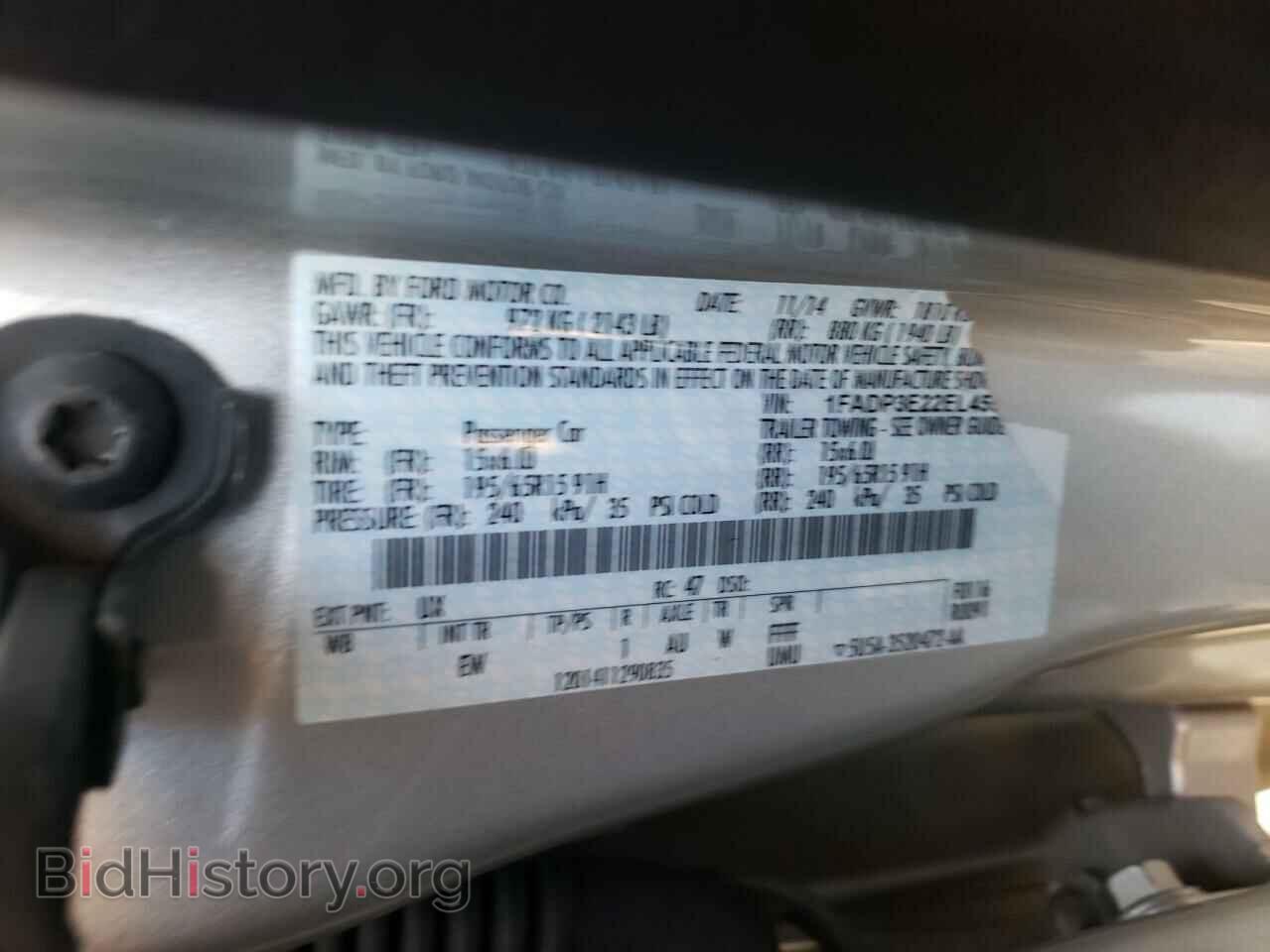 2014 FORD FOCUS - VIN: 1FADP3E22EL459356 - Photo 10