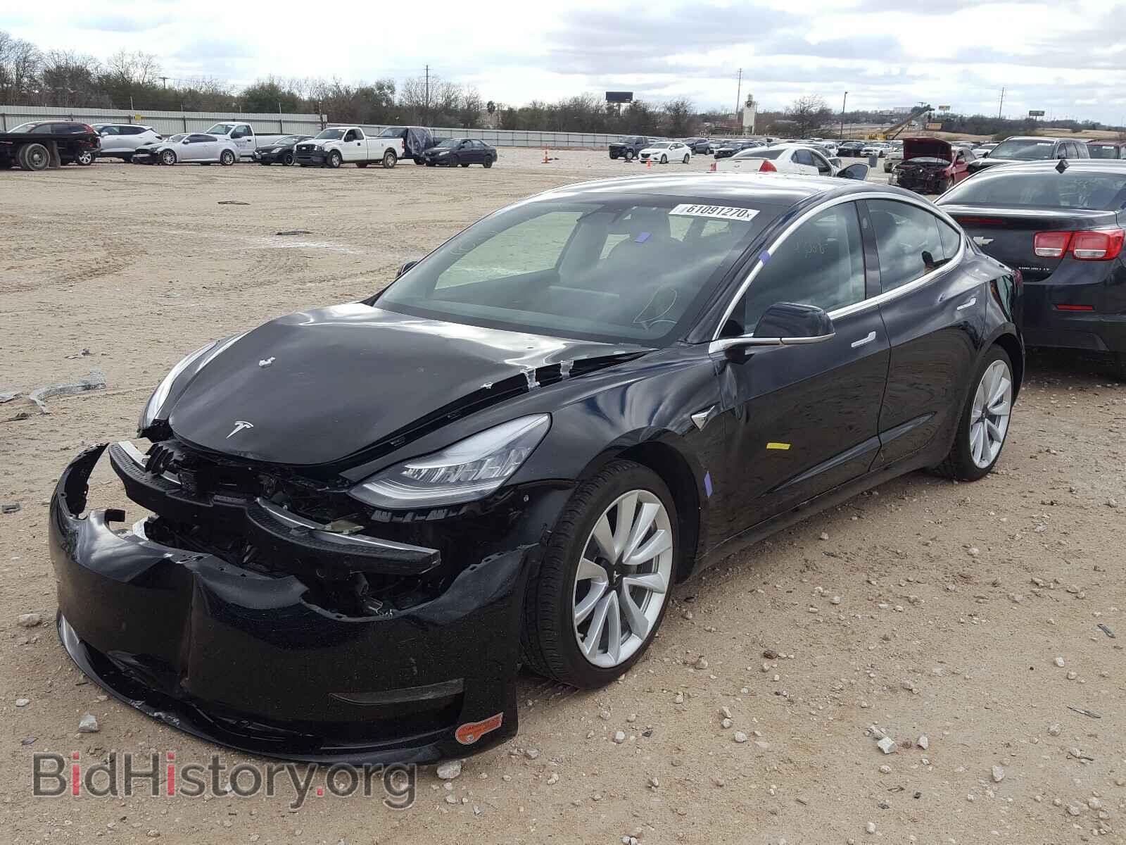 2020 TESLA MODEL 3 - VIN: 5YJ3E1EC1LF627044 - Фото 2