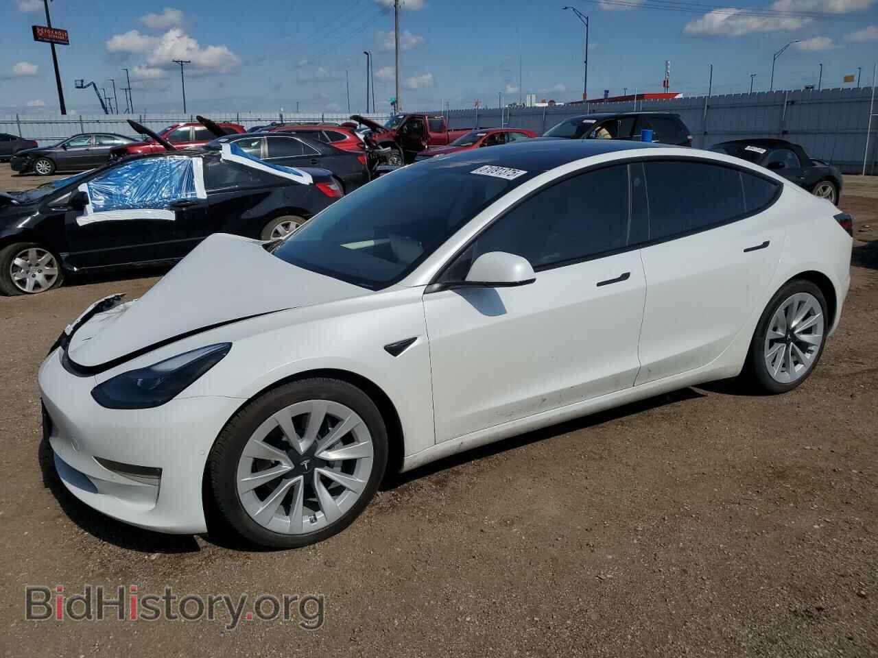 Photo 5YJ3E1EB8MF091444 - TESLA MODEL 3 2021