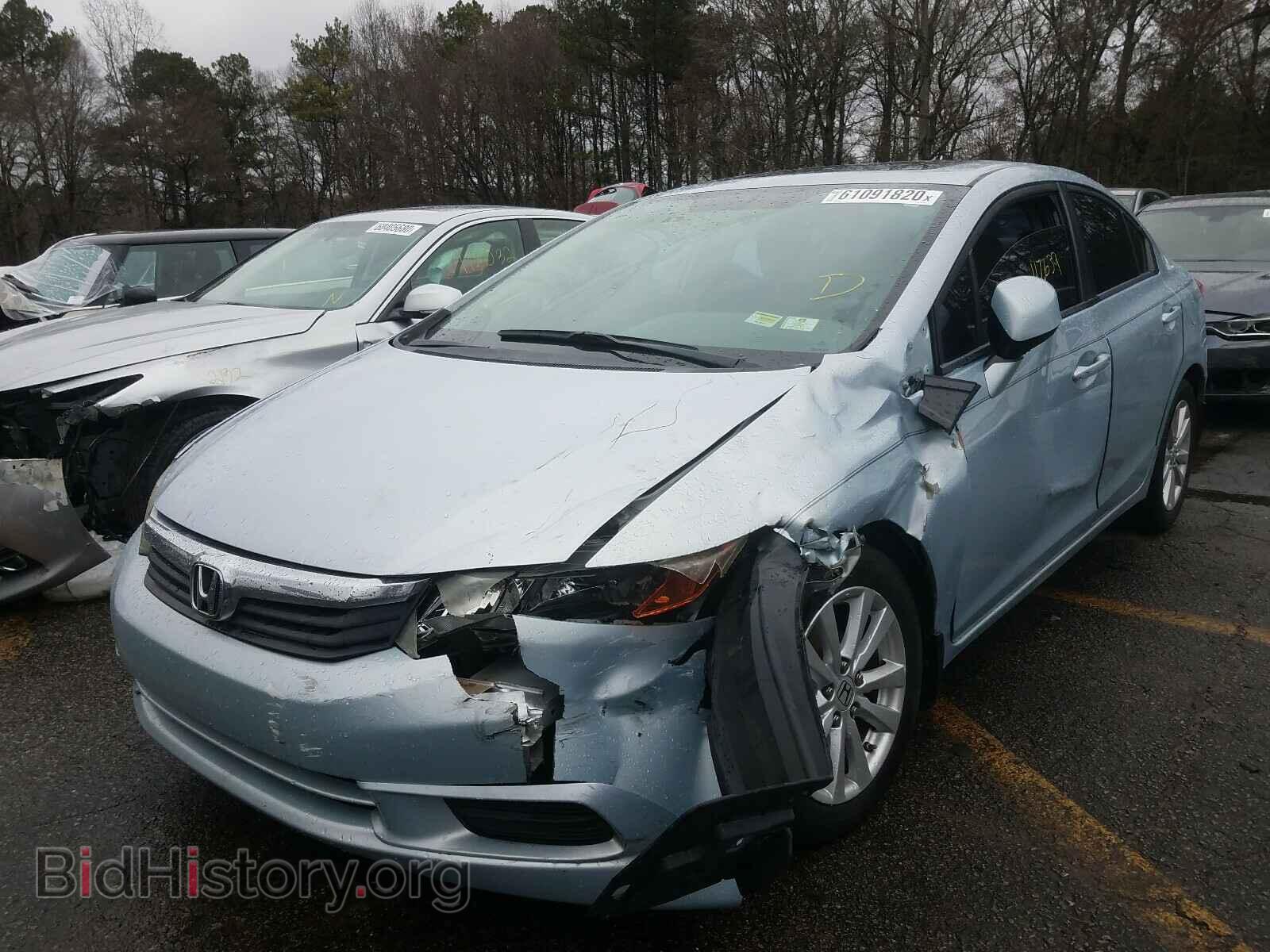 2012 HONDA CIVIC - VIN: 19XFB2F81CE002249 - Фото 2