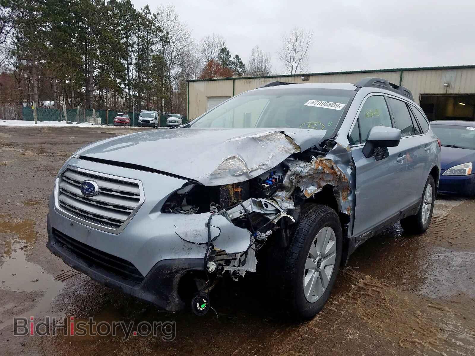 2016 SUBARU OUTBACK - VIN: 4S4BSBCC1G3318475 - Фото 2