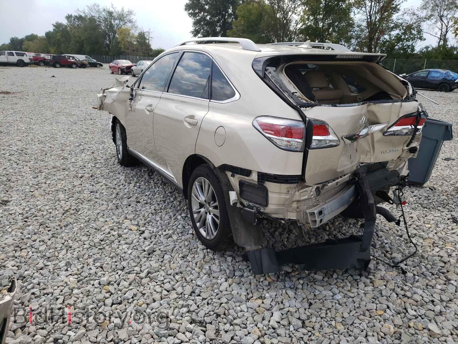 2013 LEXUS RX350 - VIN: 2T2BK1BA7DC200380 - Фото 3