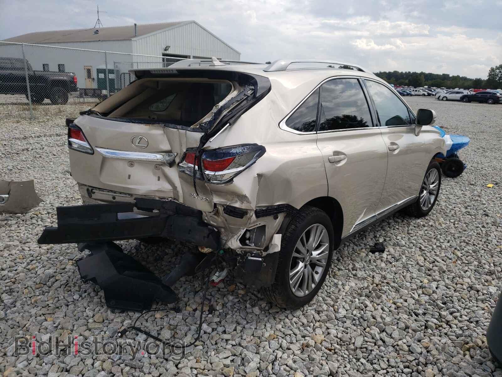 2013 LEXUS RX350 - VIN: 2T2BK1BA7DC200380 - Фото 4