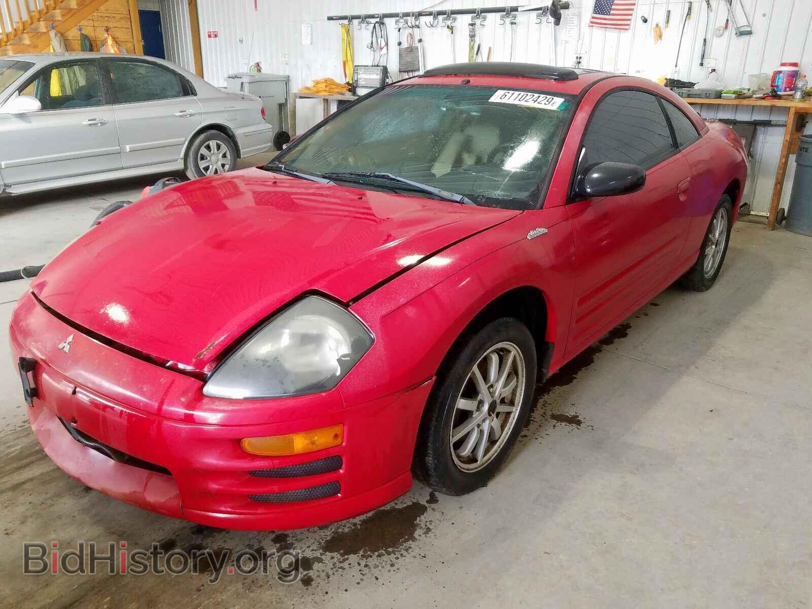 2002 MITSUBISHI ECLIPSE - VIN: 4A3AC44G22E096727 - Photo 2