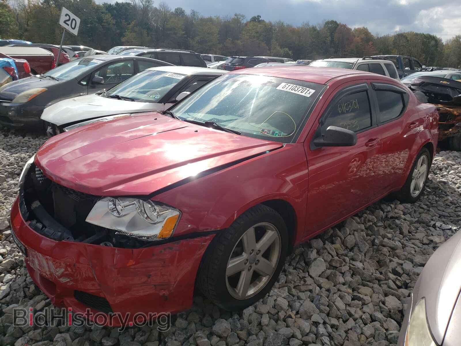 2013 DODGE AVENGER - VIN: 1C3CDZAB6DN534736 - Фото 2