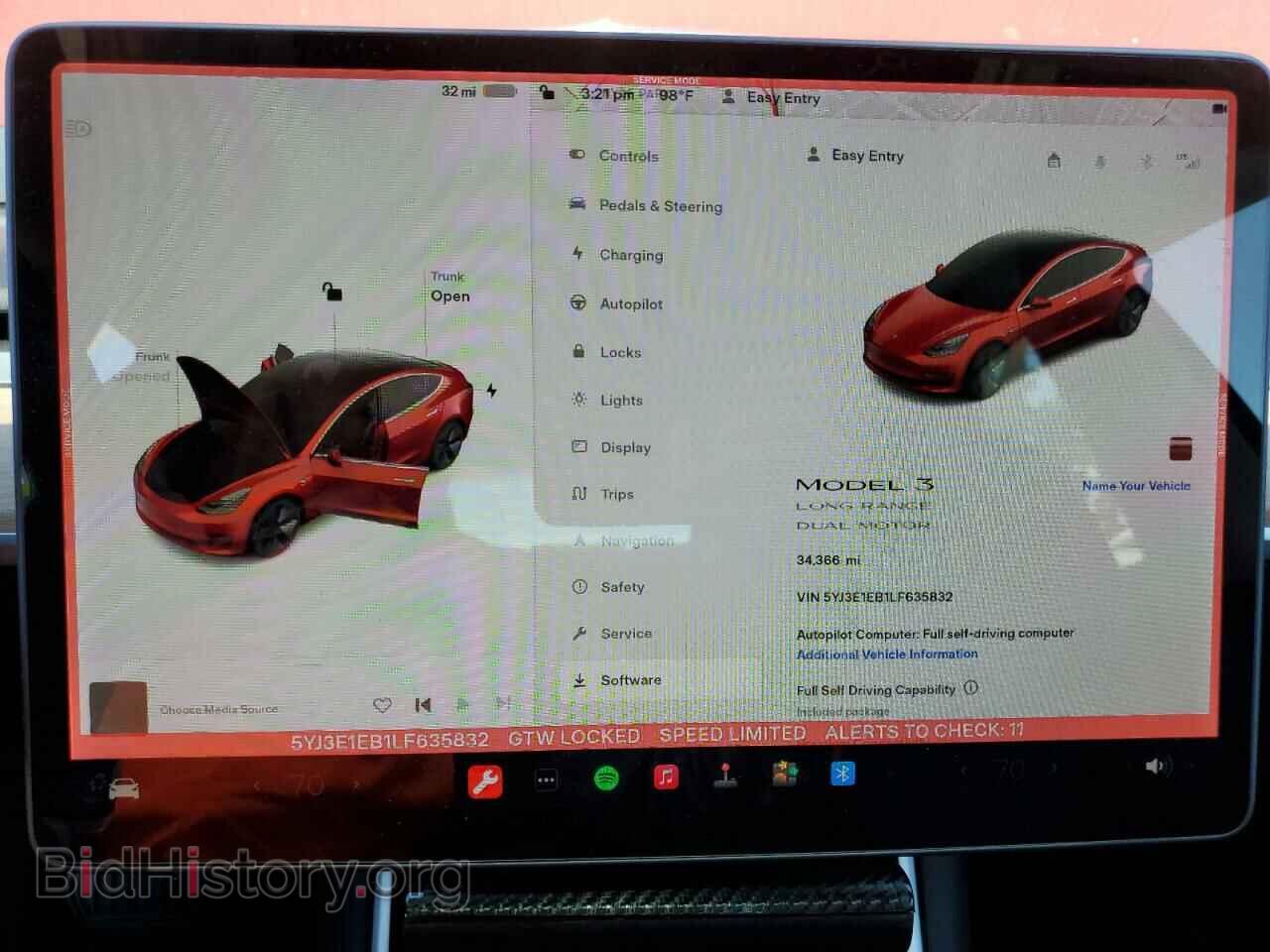 2020 TESLA MODEL 3 - VIN: 5YJ3E1EB1LF635832 - Фото 9