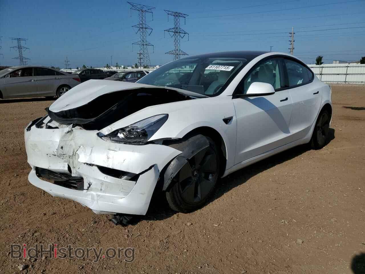 Фотография 5YJ3E1EA1NF200075 - TESLA MODEL 3 2022