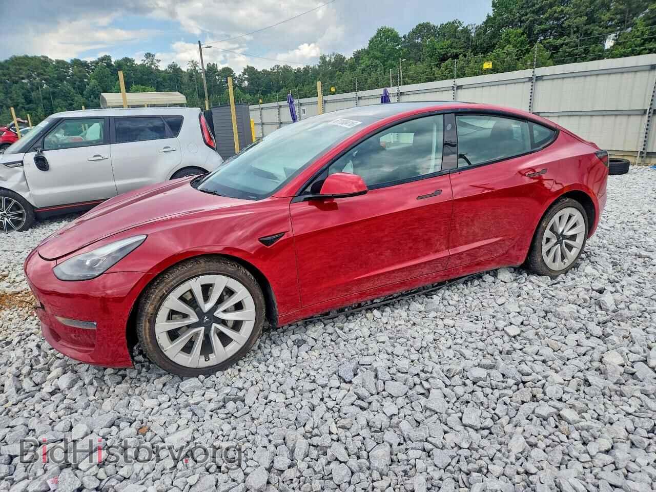 Photo 5YJ3E1EB2NF192464 - TESLA MODEL 3 2022
