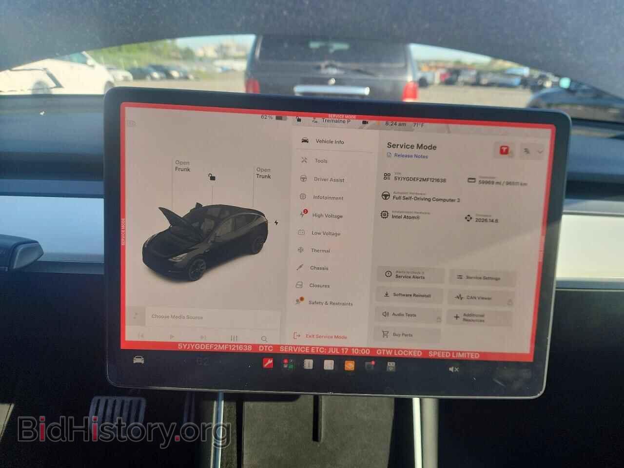 2021 TESLA MODEL Y - VIN: 5YJYGDEF2MF121638 - Photo 9