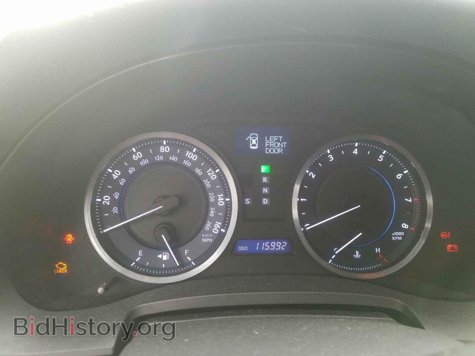 2012 LEXUS IS - VIN: JTHBF5C25C5173861 - Фото 8