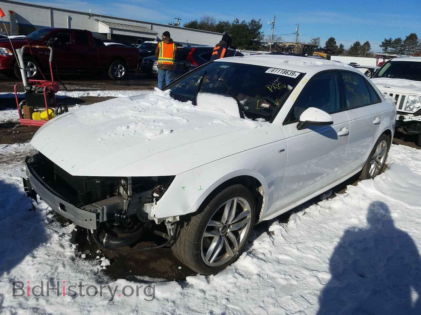 2017 AUDI A4 - VIN: WAUDNAF43HN056352 - Фото 2