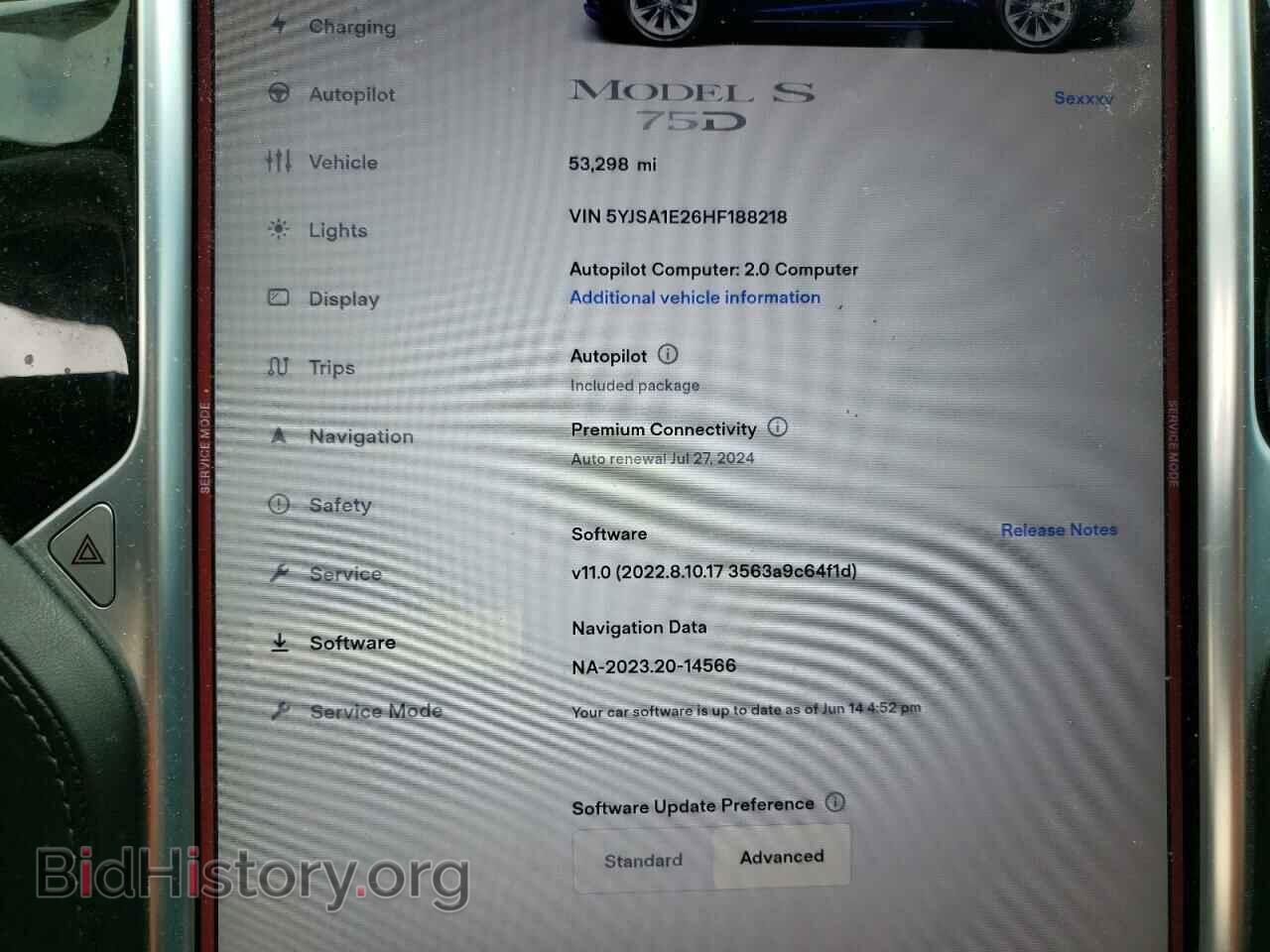 2017 TESLA MODEL S - VIN: 5YJSA1E26HF188218 - Фото 9