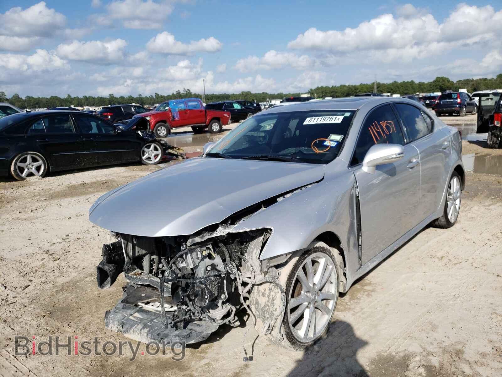 2012 LEXUS IS - VIN: JTHBF5C2XC5162693 - Фото 2