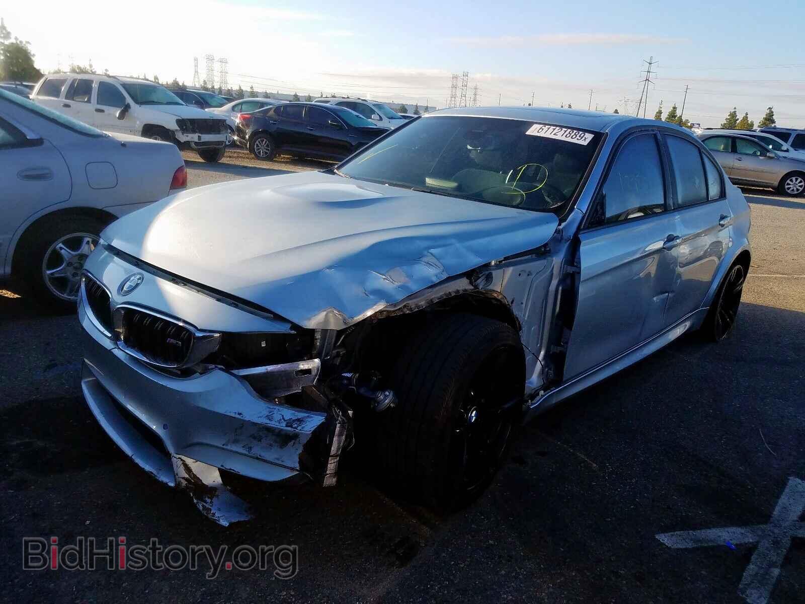 2015 BMW M3 - VIN: WBS3C9C51FP805322 - Фото 2