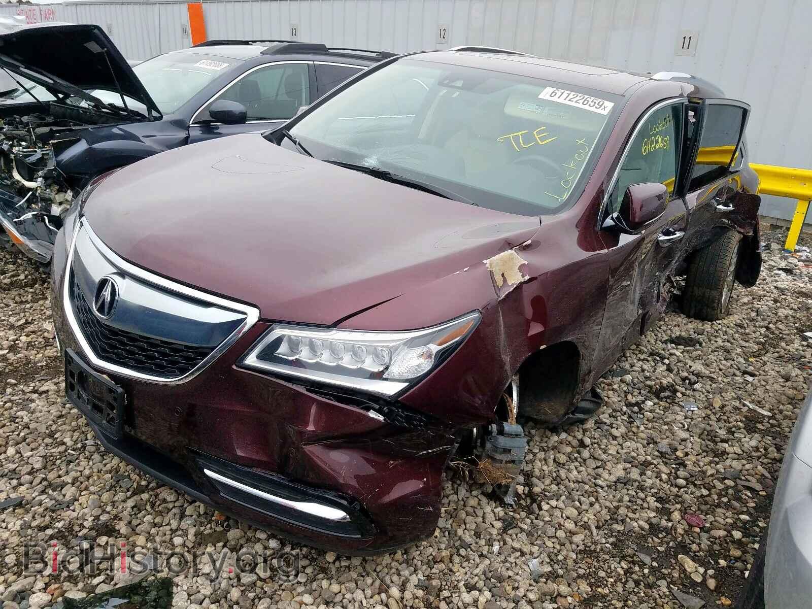2016 ACURA MDX - VIN: 5FRYD4H99GB050195 - Фото 2
