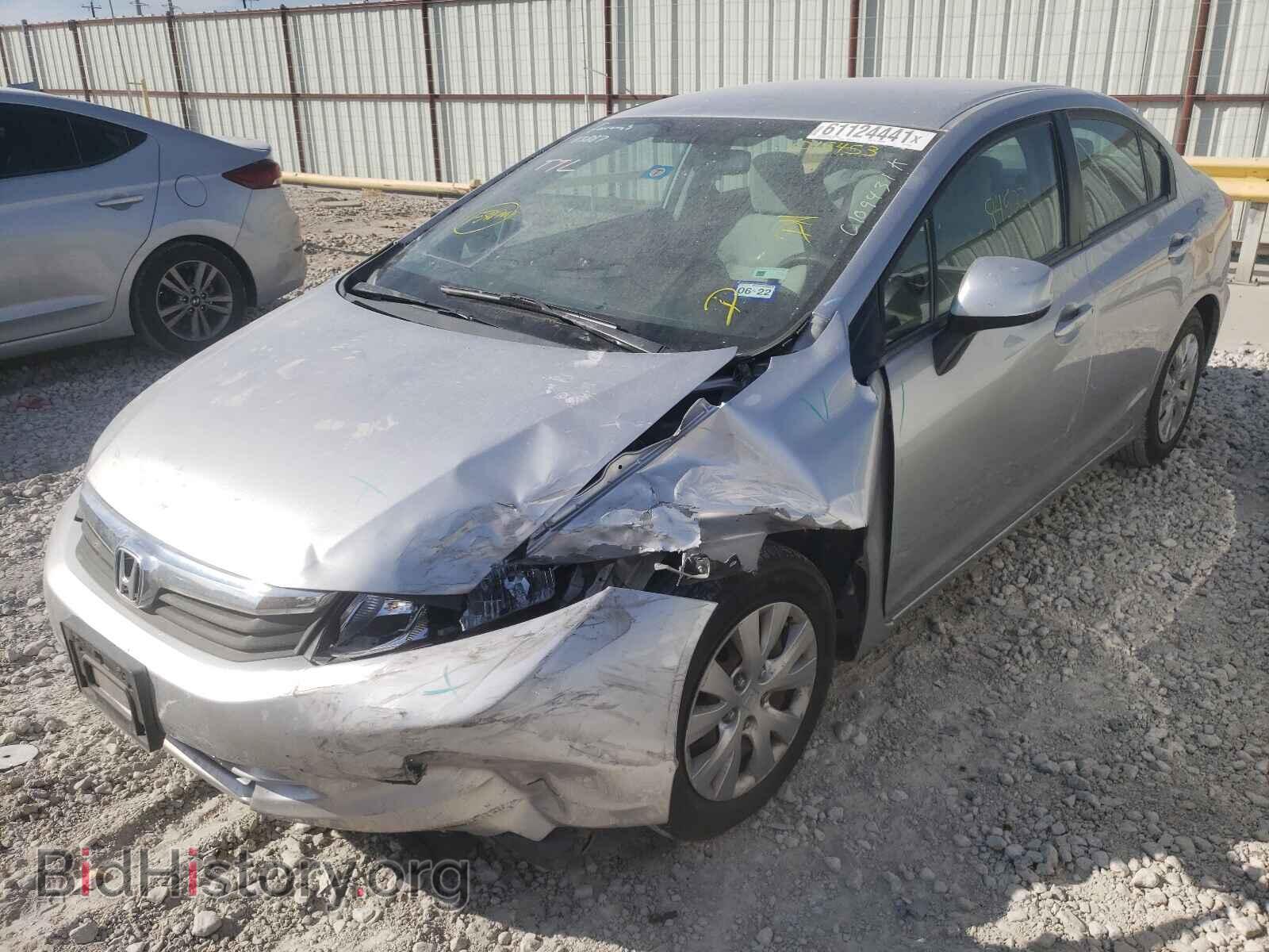 2012 HONDA CIVIC - VIN: 19XFB2F52CE015453 - Фото 2