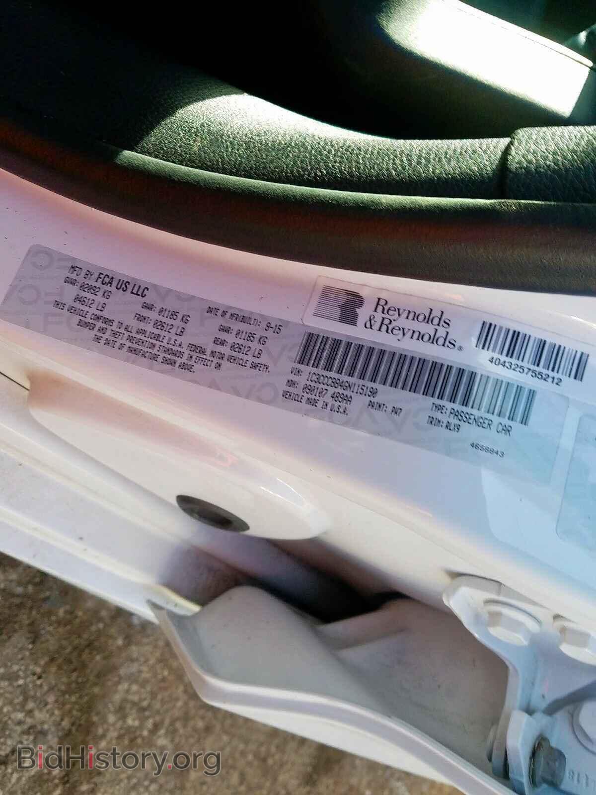 2016 CHRYSLER 200 - VIN: 1C3CCCBB4GN115190 - Photo 10