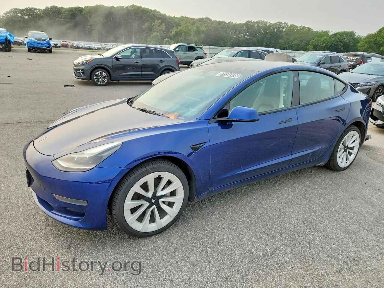Photo 5YJ3E1EA0NF290318 - TESLA MODEL 3 2022