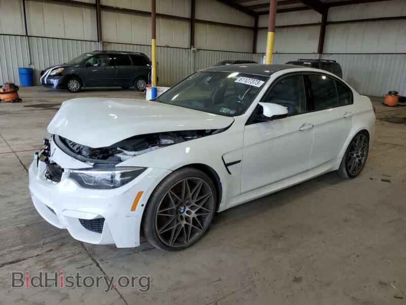 2018 BMW M3 (VIN WBS8M9C59J5J80109) — photo 1 of 12, Copart, damage: front end