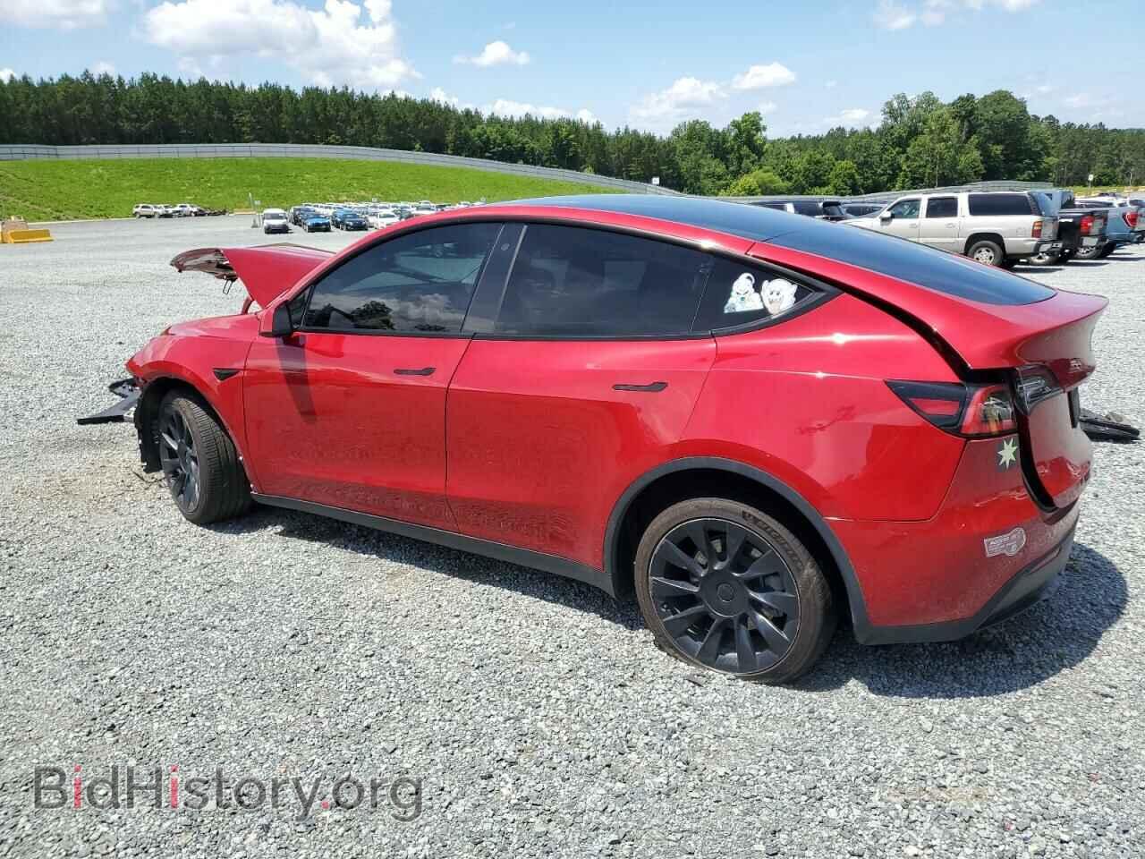 2020 TESLA MODEL Y - VIN: 5YJYGDEE0LF055290 - Фото 2