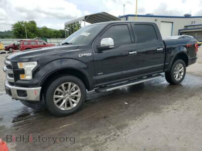 2017 Ford F-150 Supercrew, черный — VIN 1FTEW1EG5HFC29508, Copart