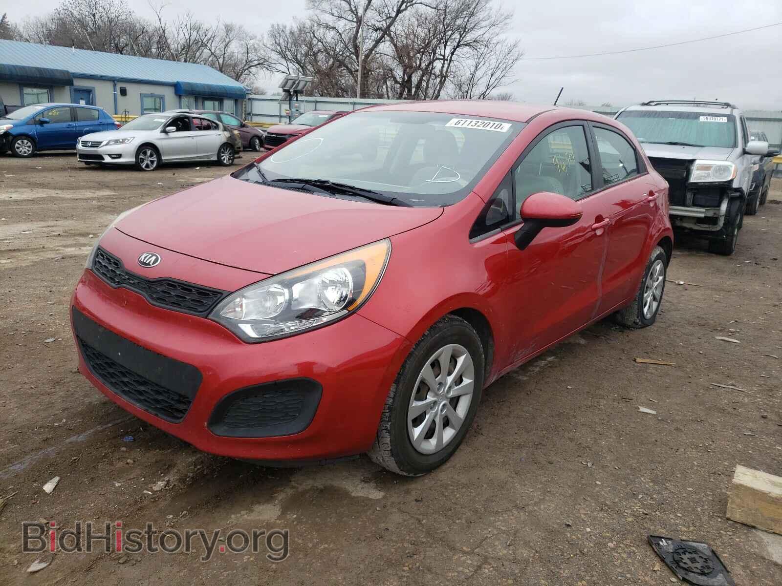 2013 KIA RIO - VIN: KNADM5A35D6243718 - Фото 2