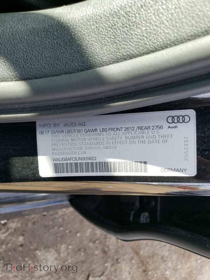 2018 AUDI A6 - VIN: WAUG8AFC8JN009822 - Фото 10