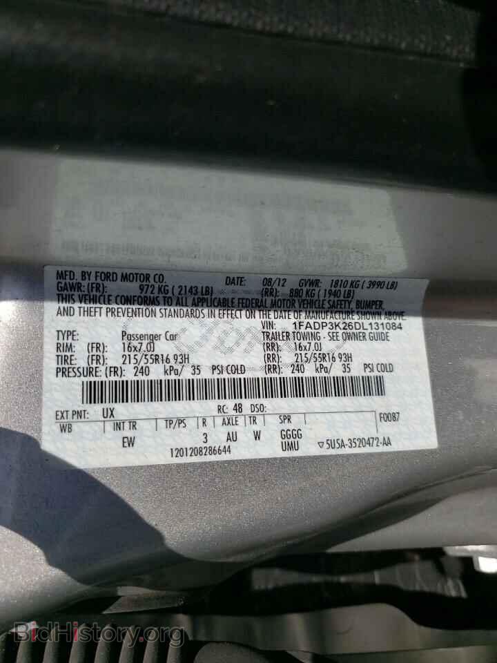 2013 FORD FOCUS - VIN: 1FADP3K26DL131084 - Photo 10
