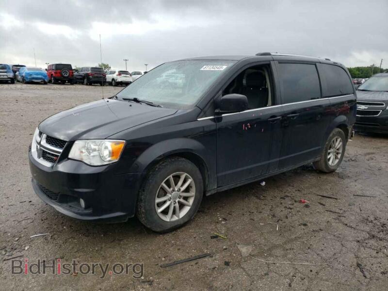 2019 Dodge CARAVAN SXT (VIN 2C4RDGCG9KR765455) — photo 1 of 14, Copart, damage: rear end