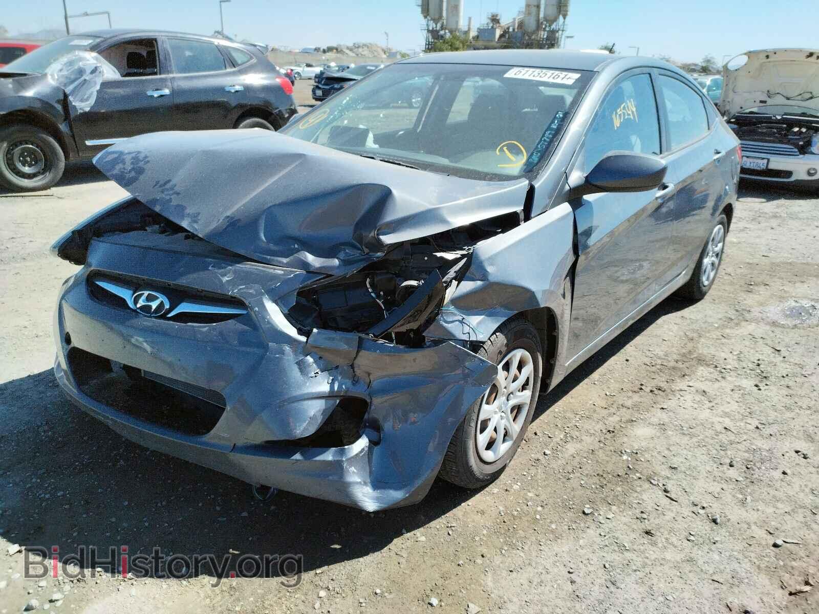 2012 HYUNDAI ACCENT - VIN: KMHCT4AE9CU173014 - Фото 2