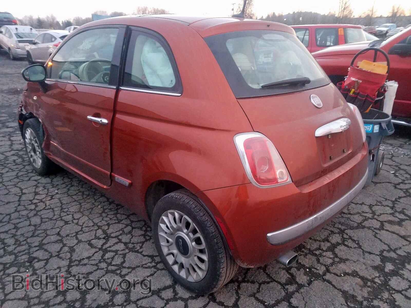 2012 FIAT 500 - VIN: 3C3CFFCR5CT192553 - Фото 3