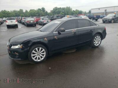 2011 Audi A4 Premium Plus, черный — VIN WAUFFAFL9BN044677, Copart