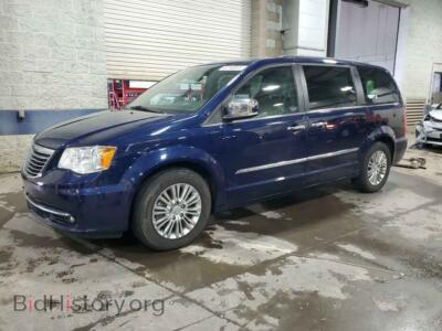2016 Chrysler MINIVAN Touring L, blue — VIN 2C4RC1CG1GR215514, Copart