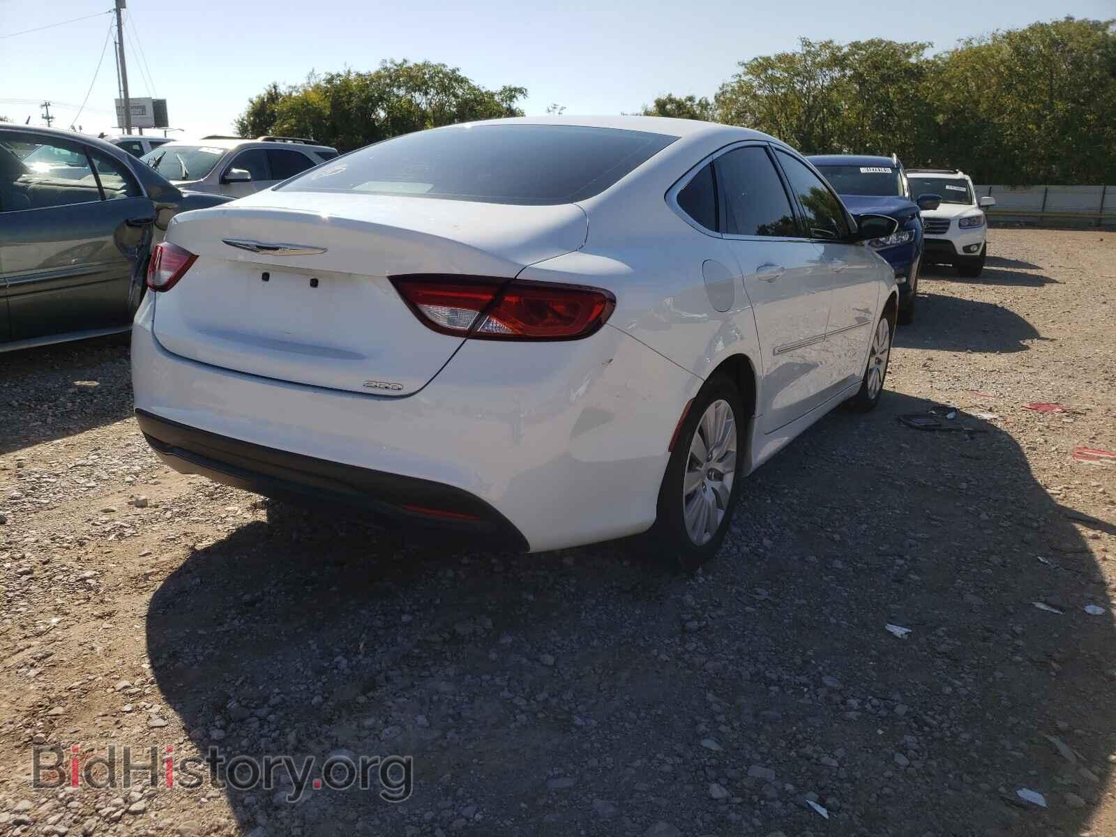 2015 CHRYSLER 200 - VIN: 1C3CCCFB9FN624555 - Фото 4