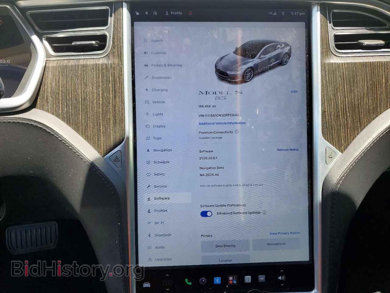 2013 TESLA MODEL S - VIN: 5YJSA1CN3DFP13548 - Photo 9