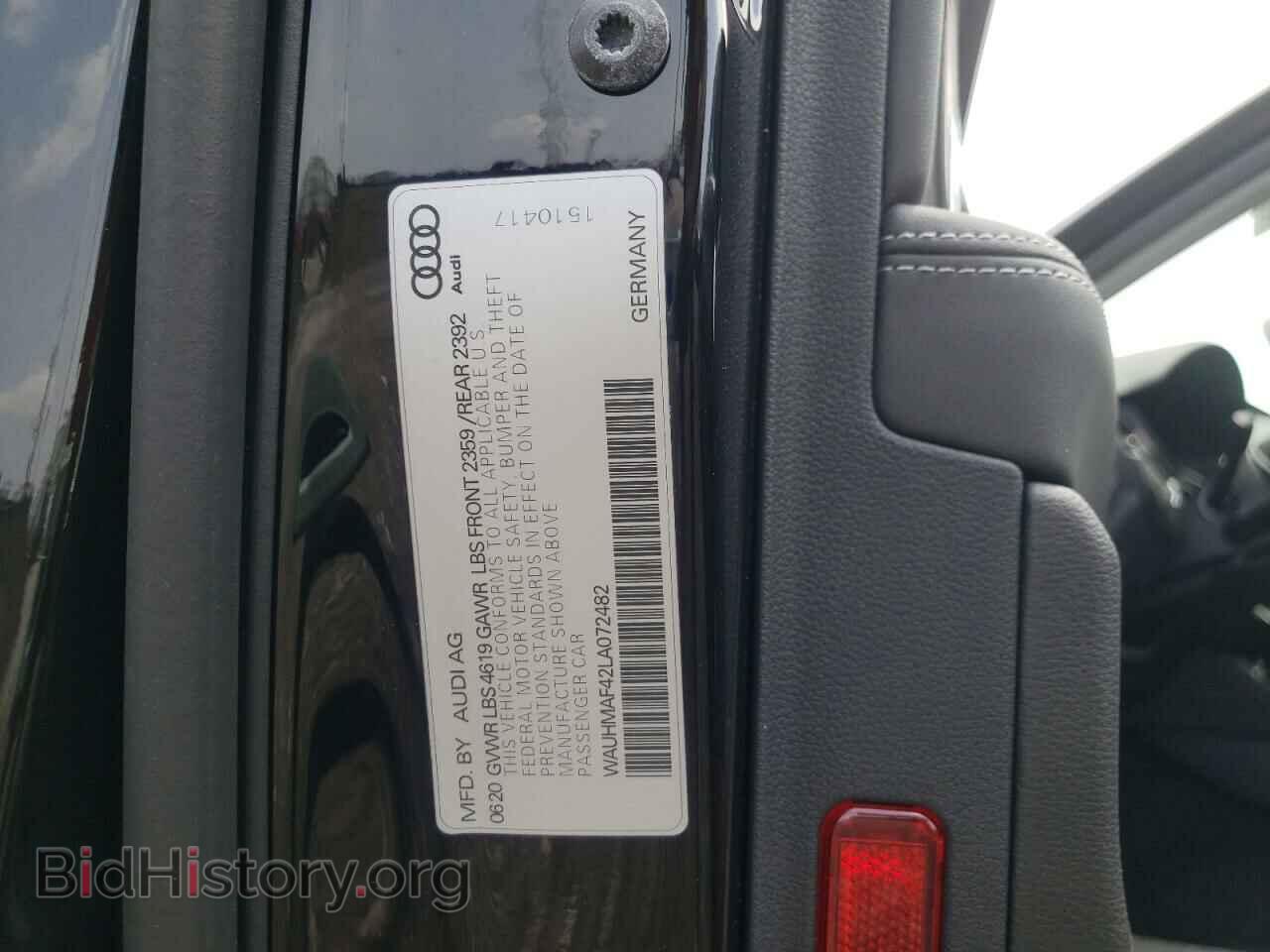 2020 AUDI A4 - VIN: WAUHMAF42LA072482 - Фото 13