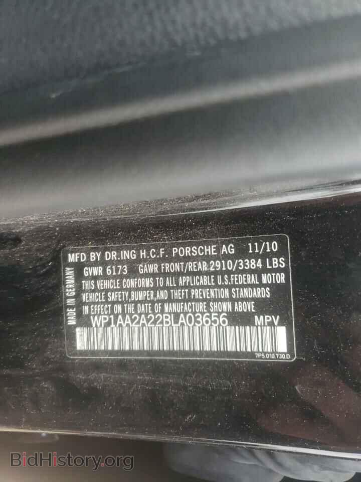 2011 PORSCHE CAYENNE - VIN: WP1AA2A22BLA03656 - Фото 10