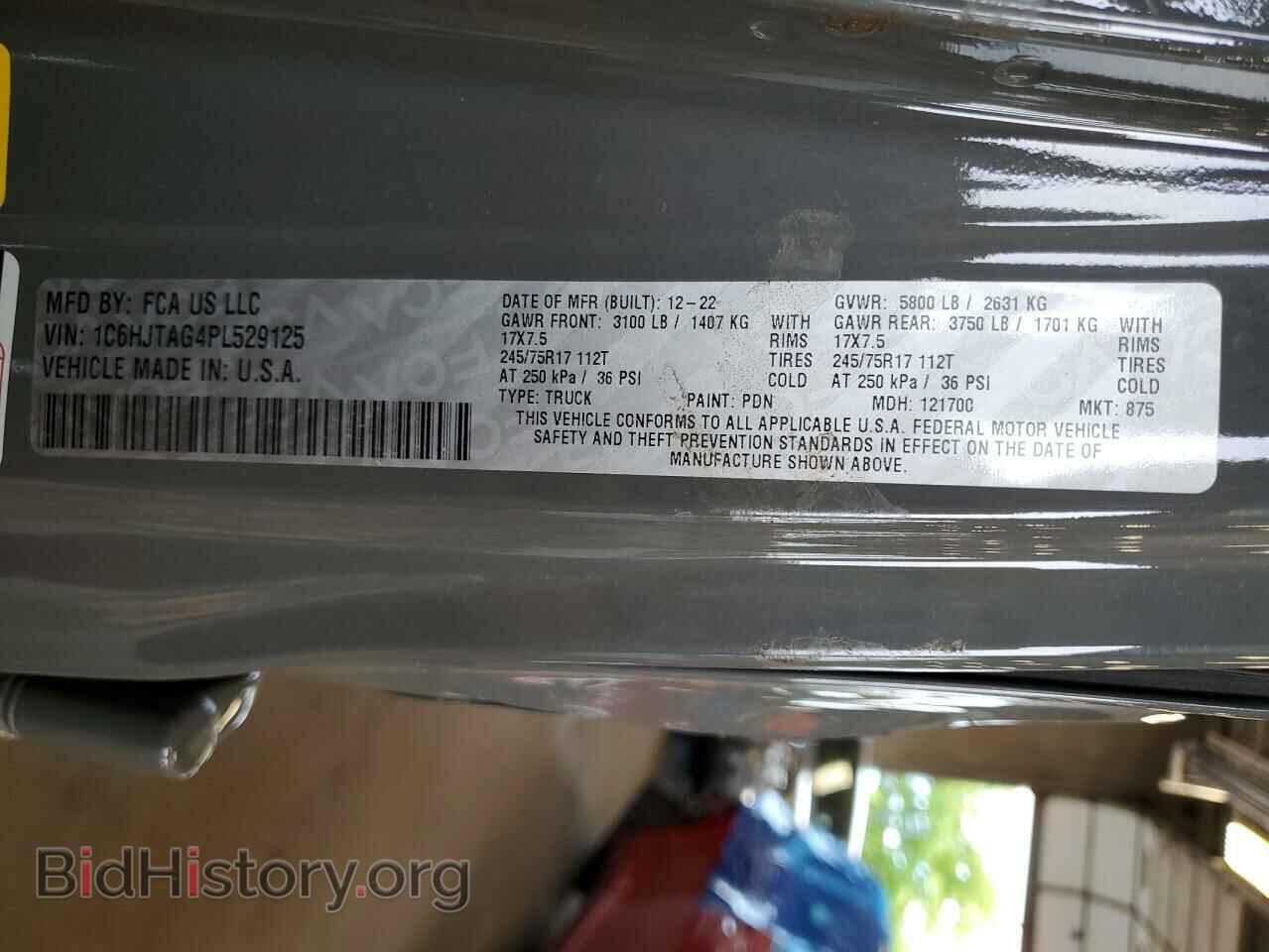2023 JEEP GLADIATOR - VIN: 1C6HJTAG4PL529125 - Photo 12