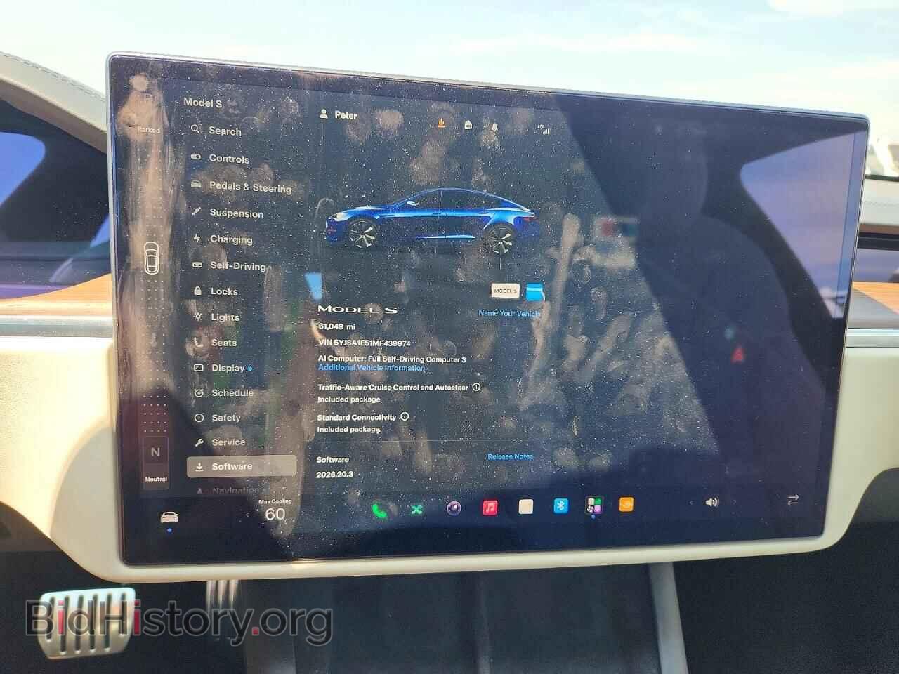 2021 TESLA MODEL S - VIN: 5YJSA1E51MF439974 - Фото 9
