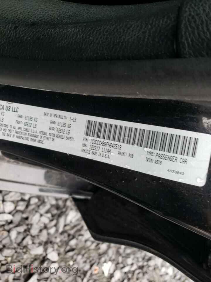 2015 CHRYSLER 200 - VIN: 1C3CCCAB8FN642519 - Фото 10